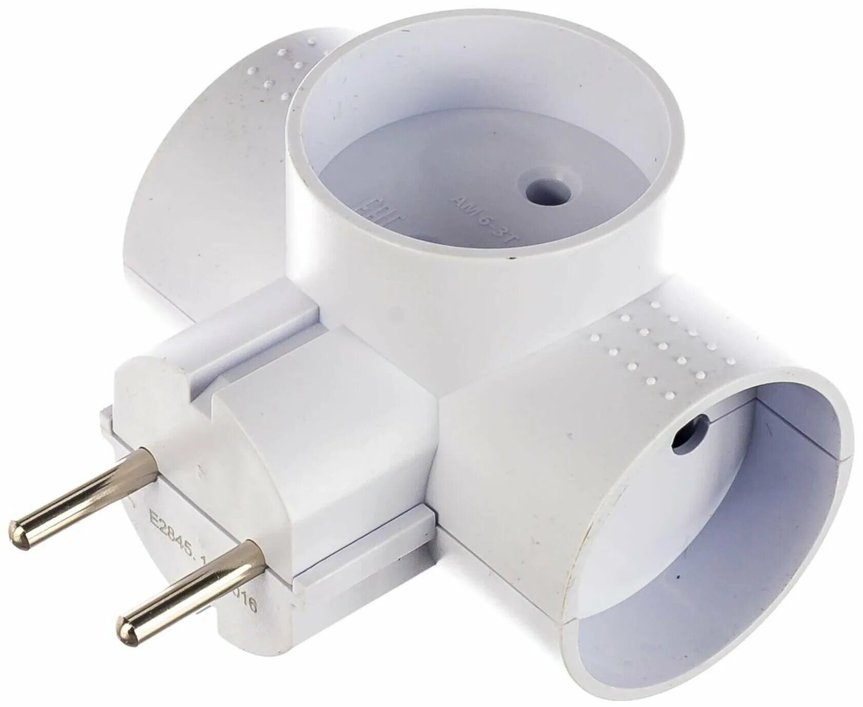 разветвитель электрический (тройник, т-обр. разветвитель фотон тройник ам 6-3 6а. тройники фотон. ) "фотон" ам 16-3те. разветвитель электрический (тройник) "фотон" ам 16-3е, 16а, с заземлением.