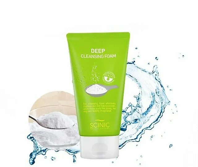 Пенка Scinic Deep Cleansing Foam. Scinic Deep Cleansing Foam 150ml пенка. Корейская пенка для умывания с содой Scinic. Scinic пенка для очищения с частичками соды 150мо.