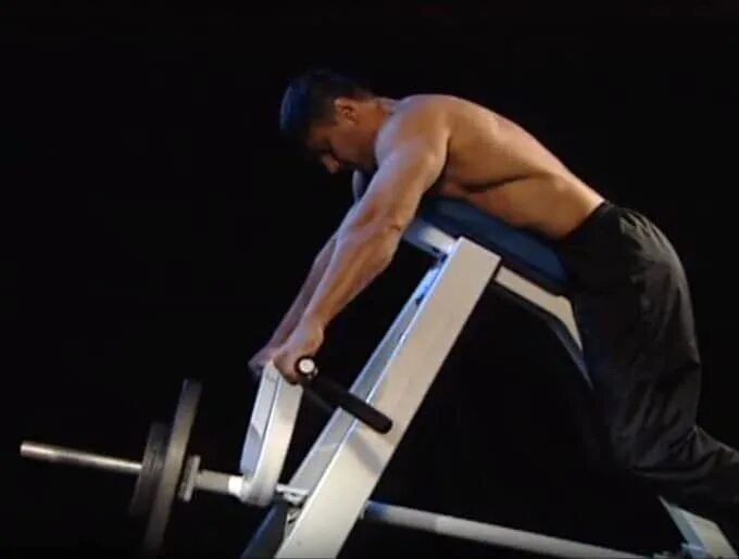 T bar rows. T bar rows