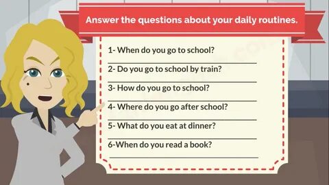 Questions about yourself