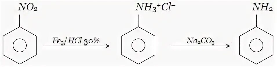 Hcl p fe. Восстановление нитробензола железом. Нитробензол железо соляная кислота. Нитробензол с железом и соляной кислотой. Восстановление нитробензола железом и соляной кислотой.