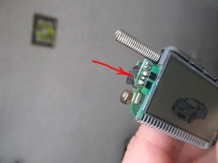 Садится батарейка в брелке сигнализации starline