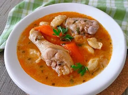 Суп с бедрышком курин