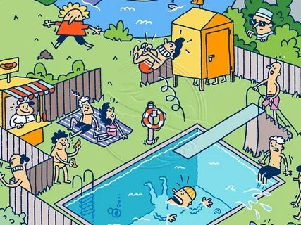 Summer sounds: Swimming pool 