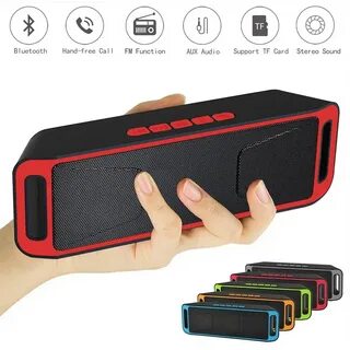 Портативная колонка bluetooth fm usb tf