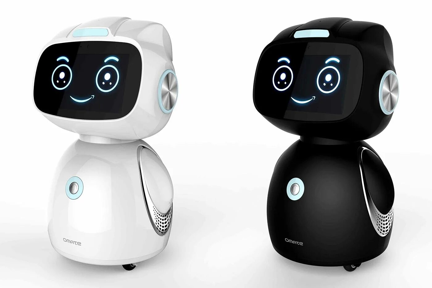 Какой робот покажи. Робот Amazon Alexa. Робот Omate. Робот Yumi Amazon. Маленький робот.