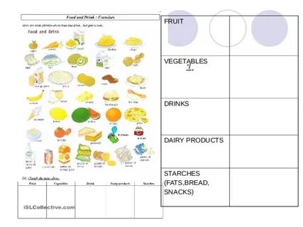 Dairy meat fruit vegetable