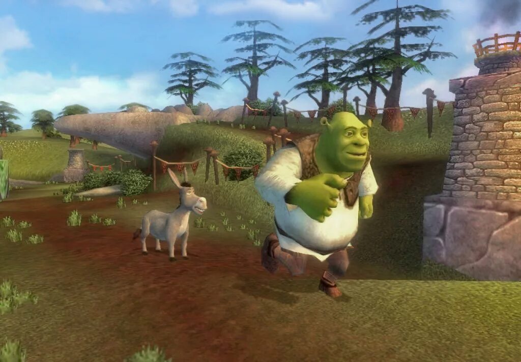 Шрек 5 на пк. Шрек третий (игра). Shrek the third 2007 игра. Шрэк третий / Shrek the third (2007). Шрек третий Xbox 360.