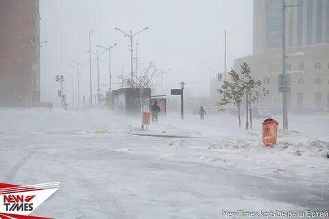 Снег в казахстане
