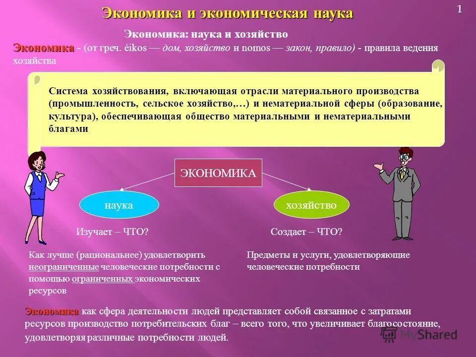 Экономика первый урок