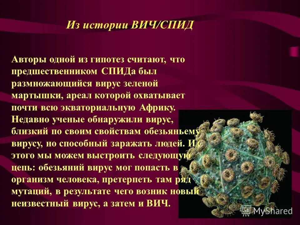 Вирус вич вызывает синдром