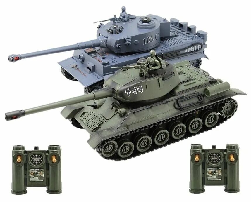 танковый бой на радиоуправлении. радиоуправляемый танковый бой zegan. радиоуправляемый танковый бой русский т34 и немецкий tiger 2. танковый бой радиоуправляемый 99824 (t34 vs tiger) +акб. танковый бой на радиоуправлении абрамс и тигр.
