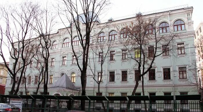 Panorama: P. A. Herzen Institute Polyclinic, research institutes, Russia, Moscow