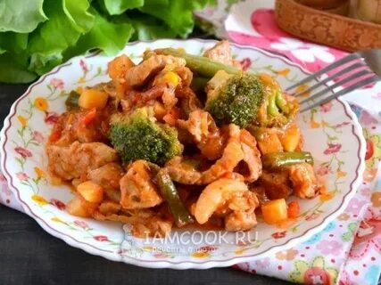 Мясо с овощами быстро и вкусно