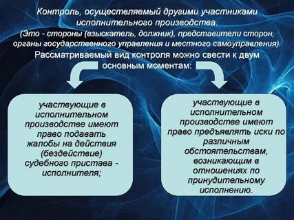 Стороны исполнительного производства вправе