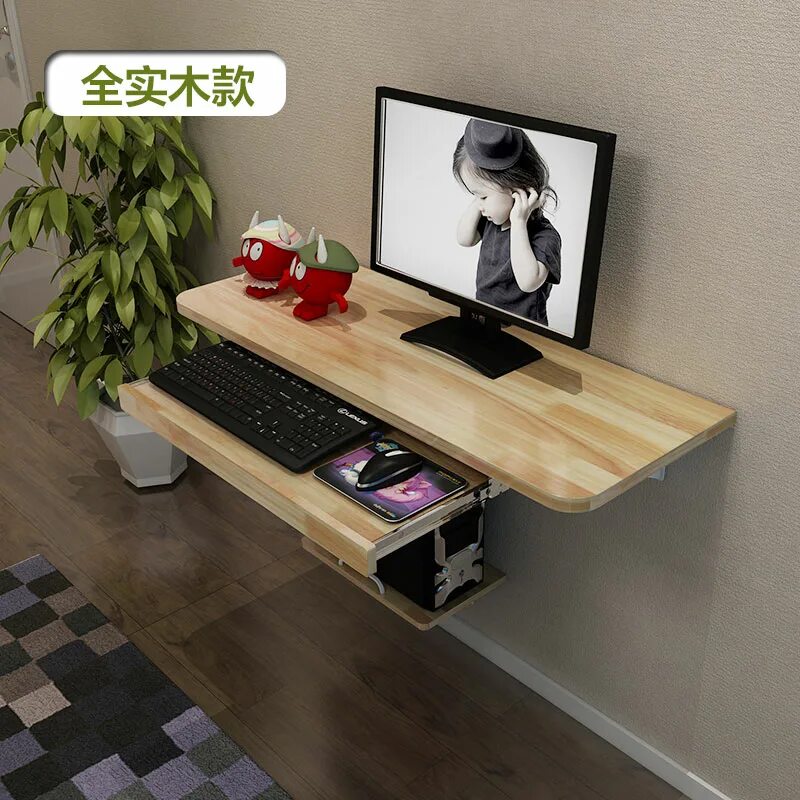 Подвесной компьютерный стол. Полка под стол. Органайзер для проводов под столом. Держатель для проводов под столом. Полка клавиатурная с телескопическими направляющими тсв-к4.