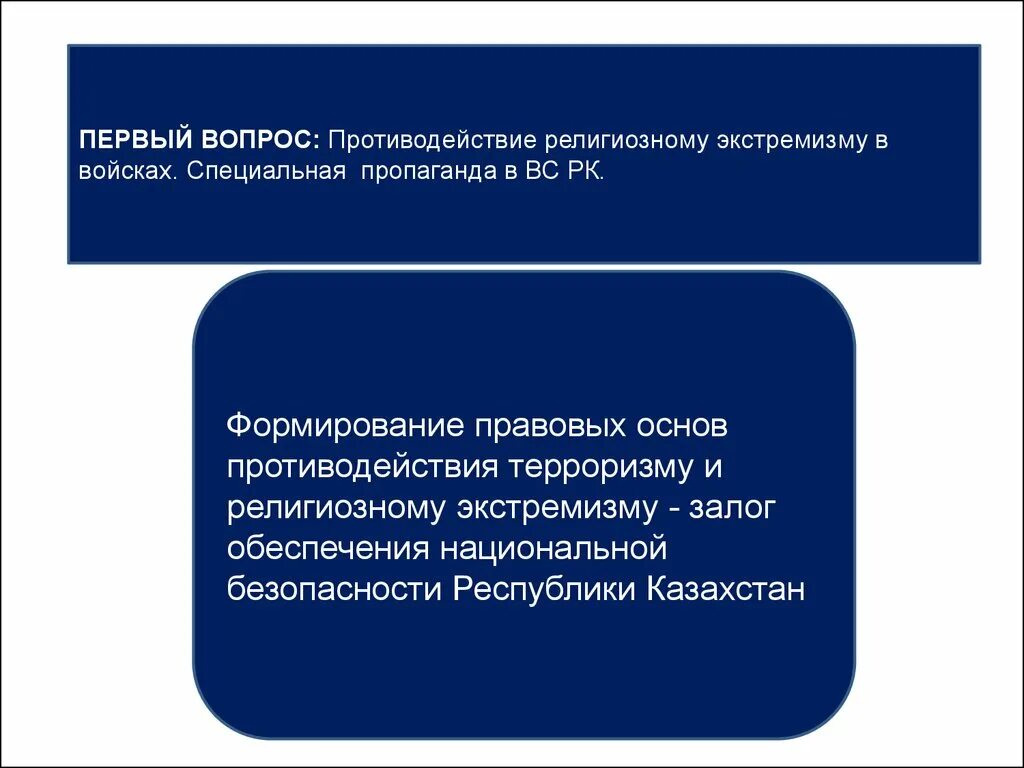 Противодействие религиозно политическому экстремизму. Деструктивная идеология. Методы борьбы с религиозным экстремизмом. Основные меры противодействия экстремизму и терроризму. Способы борьбы с терроризмом и экстремизмом.