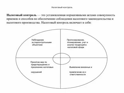 Налоговый контроль юридических лиц
