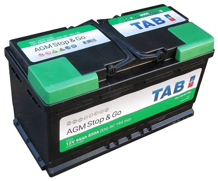 Аккумулятор автомобильный 95 ач. Автомобильный аккумулятор Tab AGM stop&go ag80. Аккумулятор Tab AGM 80. Tab AGM stop&go 6ст-95.0. Topla AGM stop-n-go 95r.