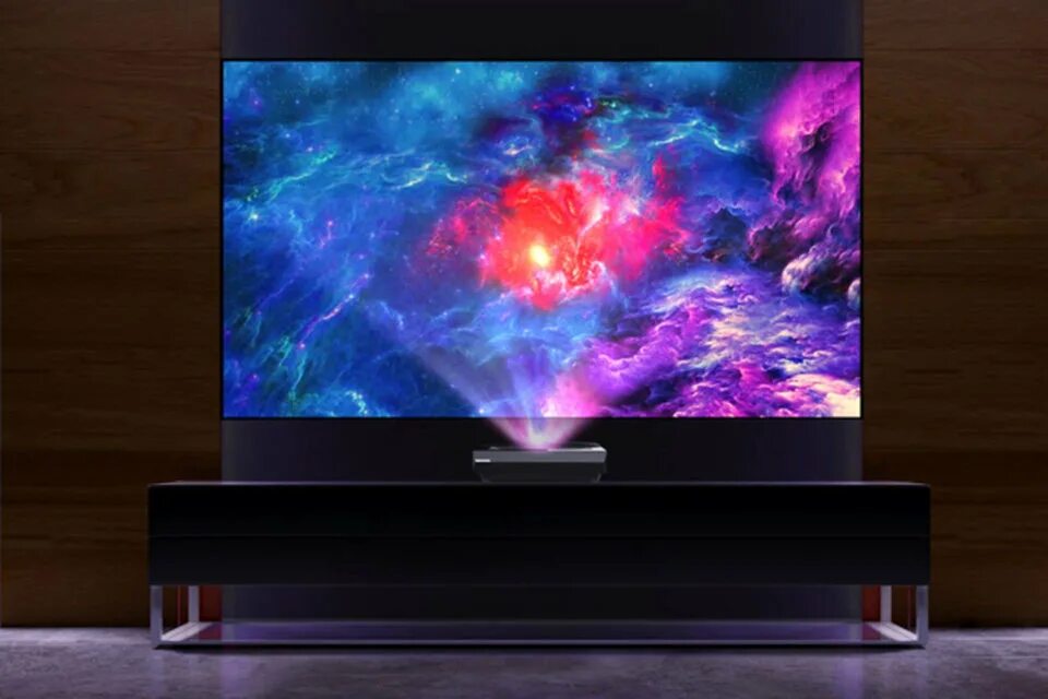 Телевизор xiaomi 120. Лазерный телевизор Hisense. Laser TV 88l5vg.