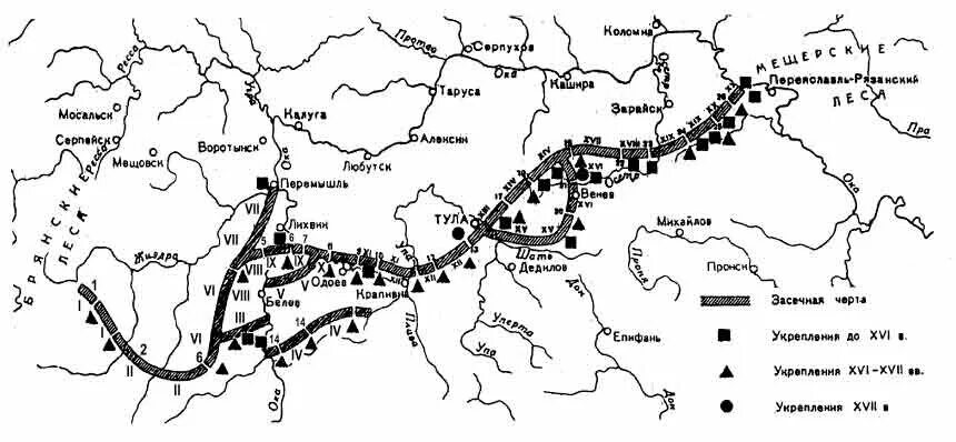 Засечная черта Ивана Грозного карта. Засечная черта Ивана Грозного. Белгородская Засечная черта 17 века карта. Белгородская черта 17 века. Карта засек