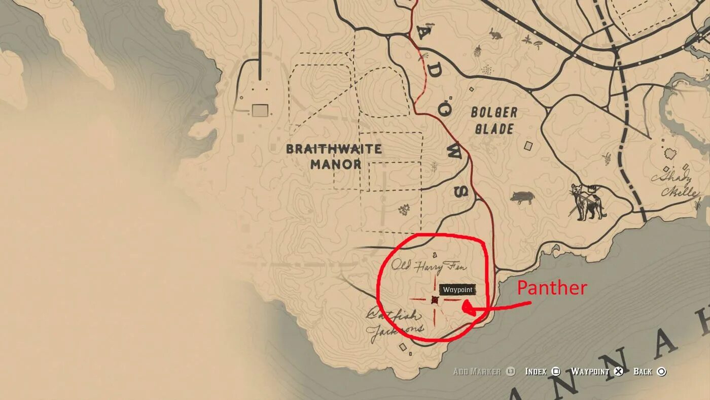 Rdr 2 пантера на карте. Легендарная пантера РДР 2 на карте. Легендарная пантера в rdr 2 на карте. Rdr 2 Panther location. Рдр игуана