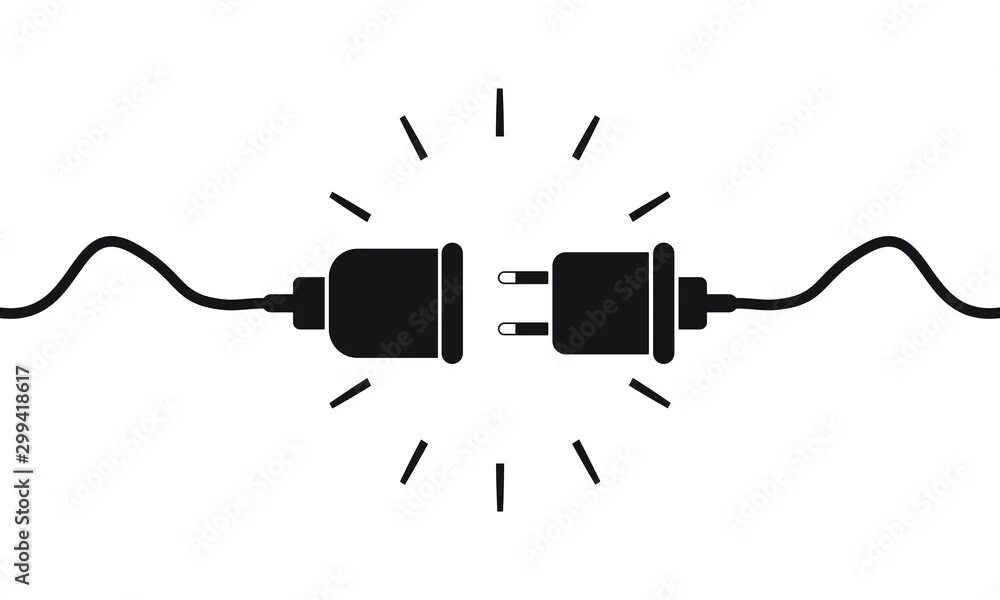 Plug graphics. Plug картинки. disconnection.