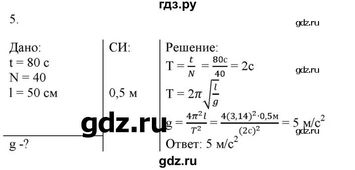 Физика 9 класс марон ответы