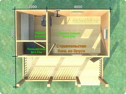 Баня 6 6 своими руками