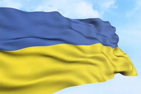 Живой флаг украины