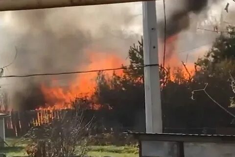 Видео горел дом
