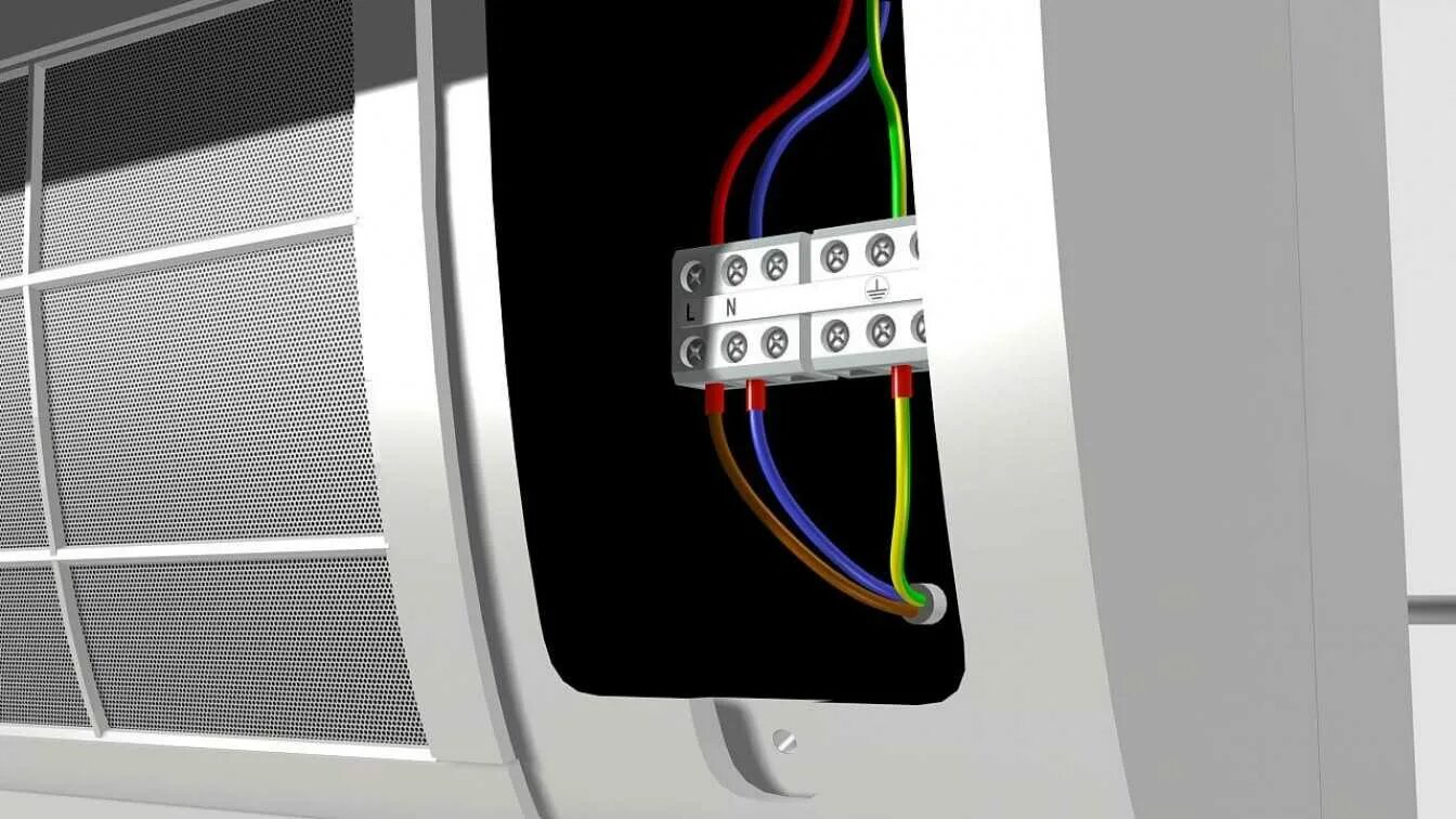 Межблочный кабель для сплит системы. Подключение сплит системы к электросети. Как подключить сплит систему к электросети. Клеммная колодка наружного блока кондиционера.