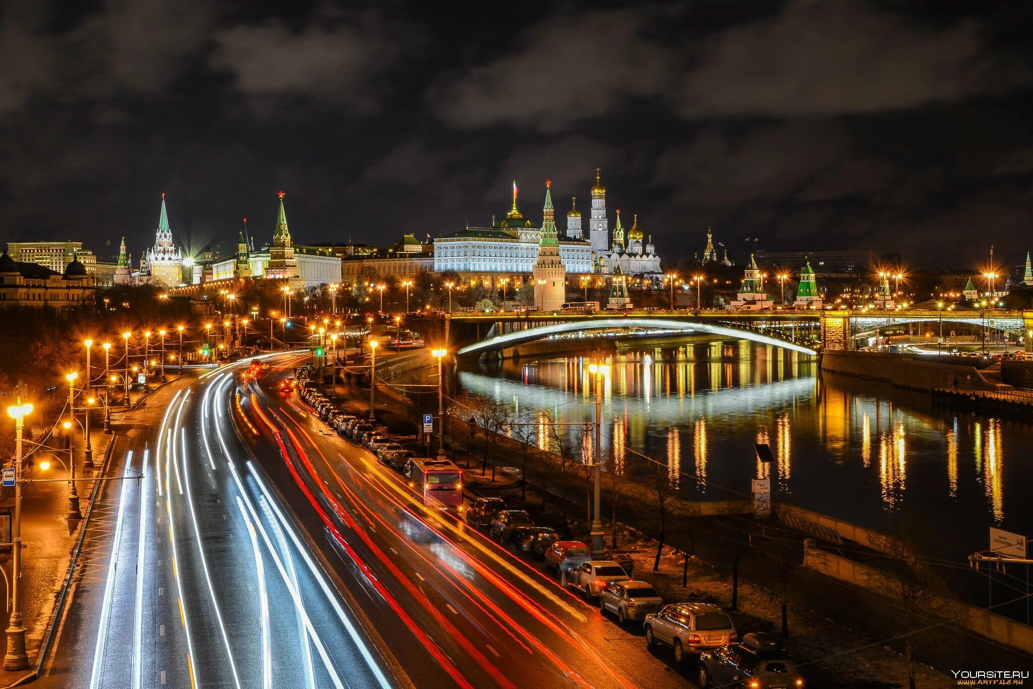 Видео г. Ночная Москва. Города России. Москва. Ночная Москва 4k. Красивые виды ночной Москвы.