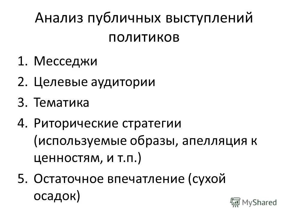 Анализ публичного выступления. Особенности подготовки публичного выступления. План анализа выступления. Анализ публичного выступления. Как анализировать лекцию пример.
