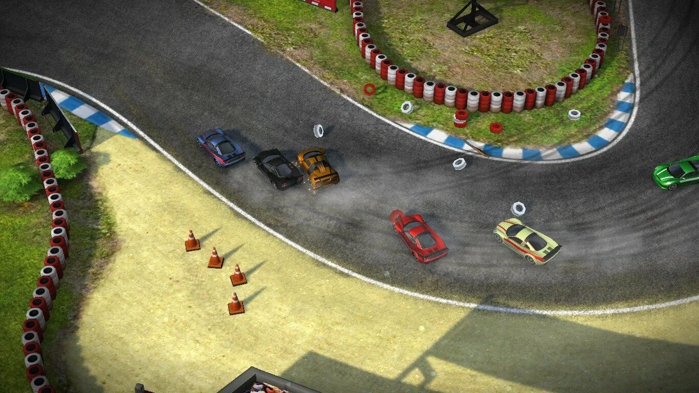 Гоночная машина с препятствиями. Игра Reckless Racing 1. Reckless Racing Ultimate. Гонки вид сверху. Гоночки вид сверху.