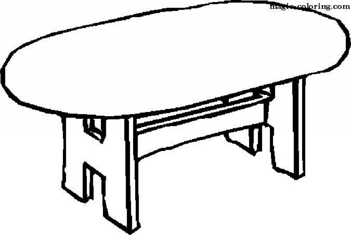 Coloring are tables