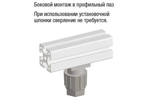 Боковой монтаж