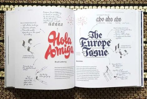Books lettering