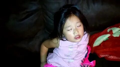My little sister sleep now