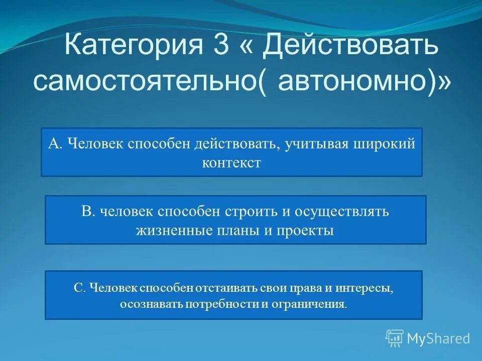 Самостоятельная автономия. Deseco компетенции. Действовать самостоятельно. Определитесь с темой презентации. Основное условие действовать самостоятельно.