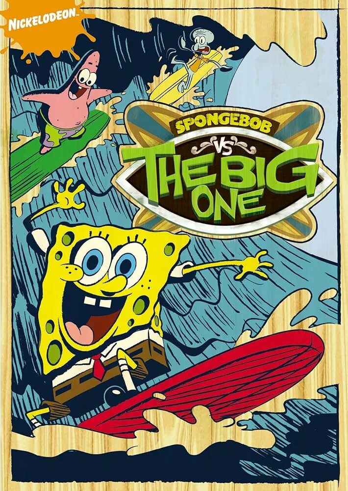 Spongebob big. Губка Боб против громадины. Spongebob vs the big one. Spongebob DVD. Губка Боб в Одессе.