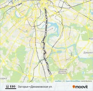 Маршрут 80 остановки