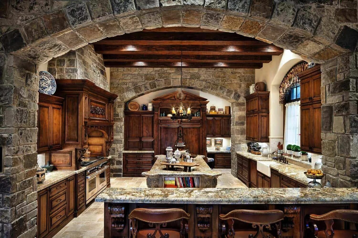 20 Gorgeous Kitchen Designs with Tuscan Decor Tuscan kitchen design, Tuscan kitc
