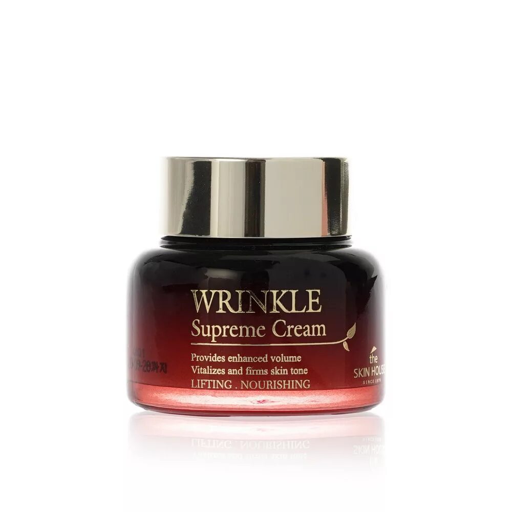 Wrinkle Supreme Cream 50ml. Крем the Skin House Wrinkle Supreme Cream. Крем с женьшенем для лица Корея the Skin House. 822852 The Skin House крем против морщин с женьшенем - Wrinkle Supreme Cream, 50 мл.. Супрем крем