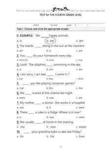 Final test grade