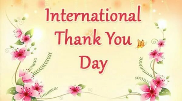 Thank you date. International thank you day. happy international thank you day. happy thank you day. с международным днем спасибо на англ.