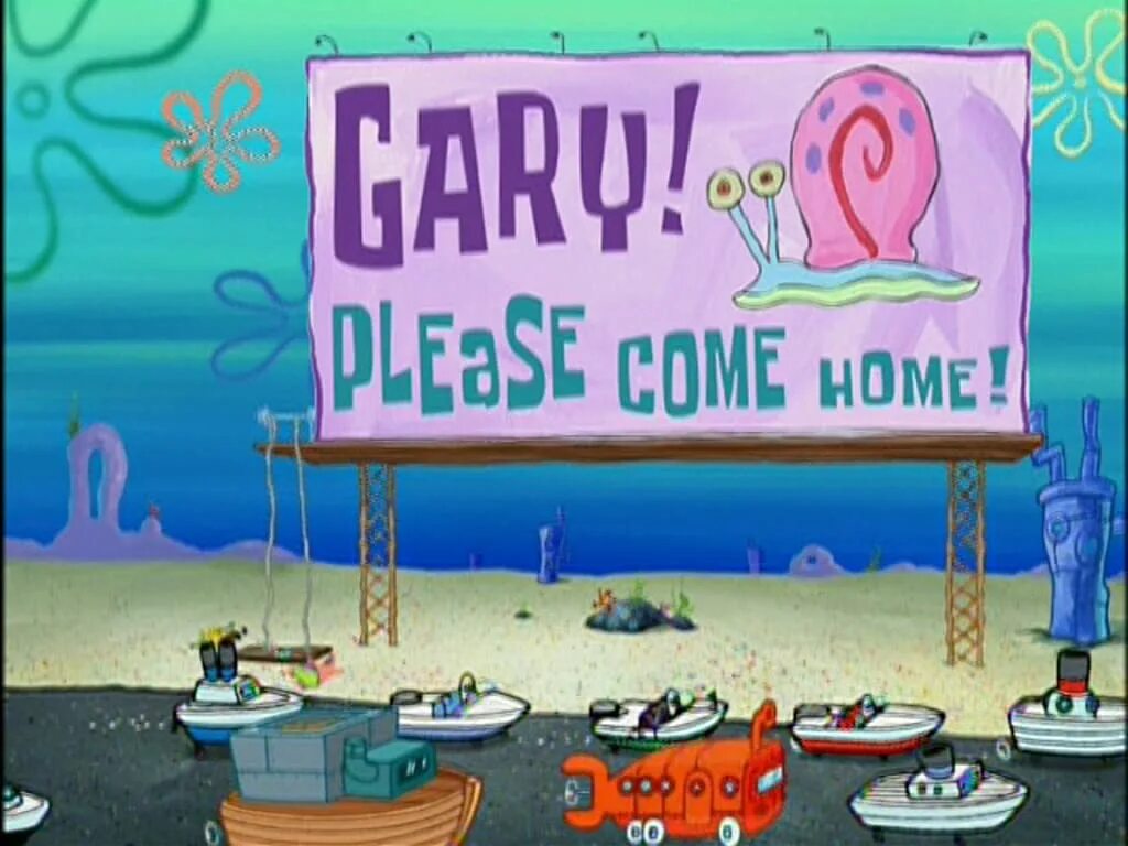 Bob has just come home. Губка Боб Гэри влюбился. Губка Боб серии. Gary come Home обложка. Спанч Боб потерял Гэри.