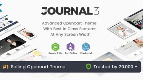 Journal - a template for OpenCart is the best theme, has more than 2000 edi...