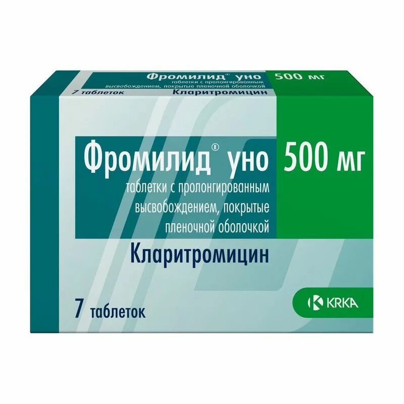Фромилид уно. Антибиотик фромилид уно 500. Фромилид уно таблетки, покрытые пленочной оболочкой отзывы. Пролонгированного krka зеленые. №14 таб.