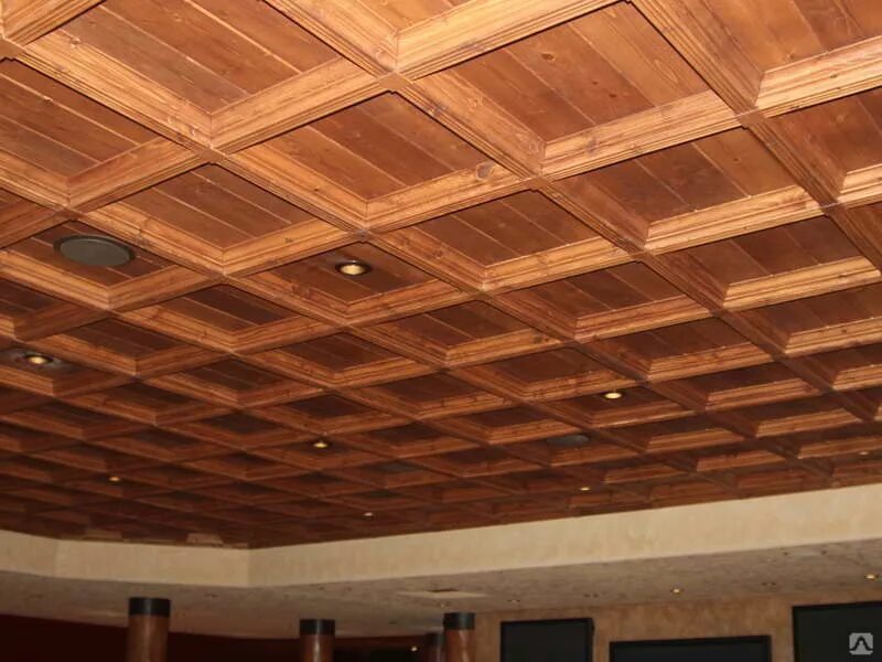 Кессонный потолок под дерево. Деревянные потолочные панели. Наборный деревянный потолок. Потолочные панели дерево.